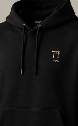 MDC Tokyo hoodie in zwart